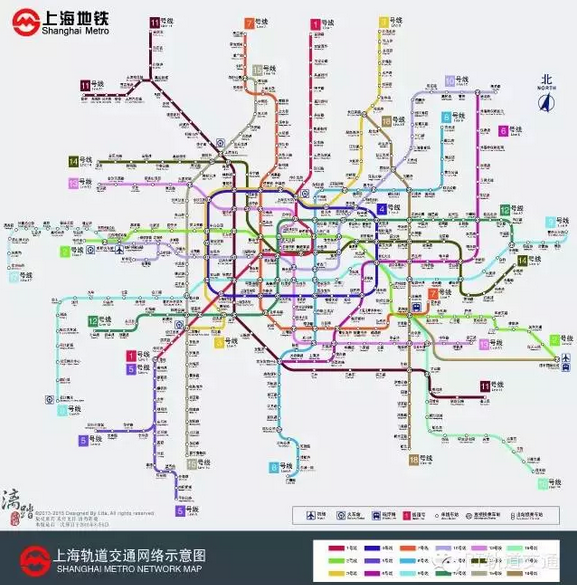2020年上海地铁线路图